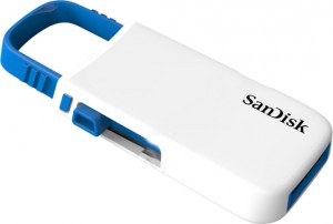 Флешка USB 2.0 SanDisk 8Gb CZ59 Cruzer U White blue