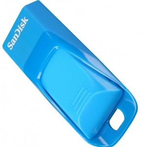 Флешка USB 2.0 SanDisk Cruzer Edge Euro 2016 16Gb Blue