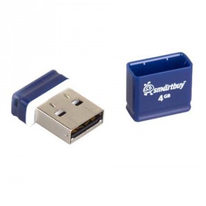 Флешка USB 2.0 SmartBuy Pocket 4GB Blue