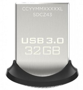 Флешка USB 3.0 SanDisk Ultra Fit SDCZ43-32G-GAM46 32Gb Black