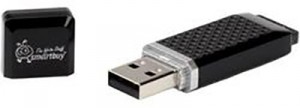 Флешка USB 2.0 SmartBuy Quartz 16Gb Black