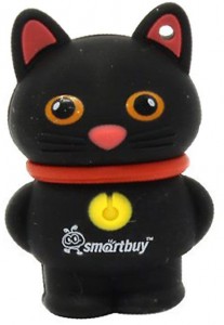 Флешка USB 2.0 SmartBuy Wild series Catty 16GB Black