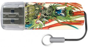 Флешка USB 2.0 Verbatim Store 'n' Go Mini Tattoo Edition Dragon 16Gb