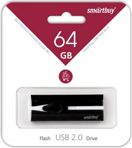 Флешка USB 2.0 SmartBuy Comet 64Gb Black