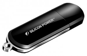 Флешка USB 2.0 Silicon Power LuxMini 322 16Gb Black