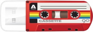 Флешка USB 2.0 Verbatim Mini Cassette Edition 16Gb Red