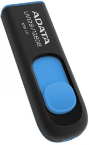 Флешка USB 3.0 A-Data UV128 128GB Black blue