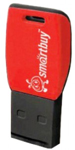 Флешка USB 2.0 SmartBuy Cobra 4Gb Black red