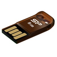Флешка USB 2.0 Silicon Power Touch T02 8GB Orange