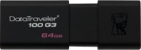 Флешка USB 3.0 Kingston DataTraveler 100 G3 64Gb