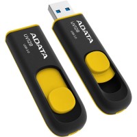 Флешка USB 3.0 A-Data UV128 16GB Black yellow