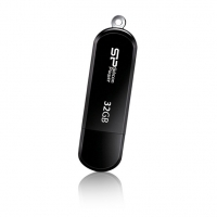 Флешка USB 2.0 Silicon Power LuxMini 322 32Gb Black