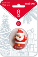 Флешка USB 2.0 SmartBuy Santa 8Gb