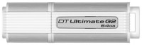 Флешка USB 3.0 Kingston DataTraveler Ultimate 3.0 G2 64GB Silver white