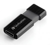 Флешка USB 2.0 Verbatim PinStripe 16GB Black