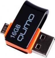 Флешка USB 2.0 Qumo Hybrid 16Gb