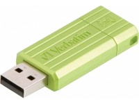 Флешка USB 2.0 Verbatim PinStripe 16Gb Green