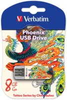 Флешка USB 2.0 Verbatim Store 'n' Go Mini Tattoo Edition Phoenix 8Gb