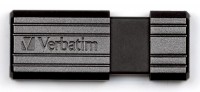 Флешка USB 2.0 Verbatim Pinstripe 4Gb Black