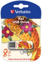 Флешка USB 2.0 Verbatim Store 'n' Go Mini Tattoo Edition Koi 8Gb