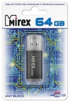 Флешка USB 2.0 Mirex UNIT 64GB Black