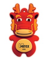 Флешка USB 2.0 Mirex DRAGON 4GB Red