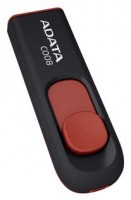 Флешка USB 2.0 A-Data C008 16Gb Red black