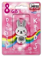 Флешка USB 2.0 Mirex Rabbit  8Gb Grey