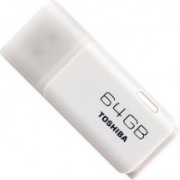 Флешка USB 2.0 Toshiba TransMemory Hayabusa 64Gb White