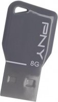 Флешка USB 2.0 PNY  Key Attache 8GB Grey