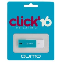 Флешка USB 2.0 Qumo Click 16GB Azure