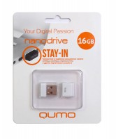 Флешка USB 2.0 Qumo Nano 16 GB White