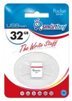 Флешка USB 2.0 SmartBuy Pocket 32GB White