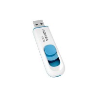 Флешка USB 2.0 A-Data C008 64Gb White blue