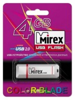 Флешка USB 2.0 Mirex Knight 4Gb White