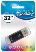 Флешка USB 2.0 SmartBuy V-Cut 32GB Black