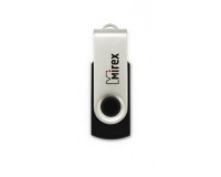 Флешка USB 2.0 Mirex Swivel Rubber 16Gb Black