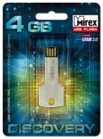 Флешка USB 2.0 Mirex Corner Key 04Gb