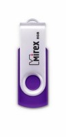 Флешка USB 2.0 Mirex Swivel Rubber 8Gb Violet