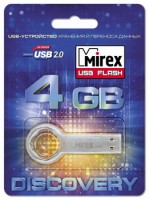 Флешка USB 2.0 Mirex Round Key 04Gb