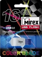 Флешка USB 2.0 Mirex Racer 16Gb Blue