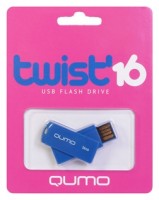 Флешка USB 2.0 Qumo Twist 16Gb Cobalt