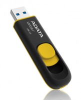 Флешка USB 3.0 A-Data UV128 8Gb Yellow black