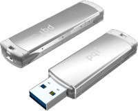 Флешка USB 3.0 PQI 338 Nano 32GB Silver Macaron