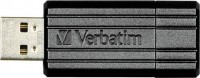 Флешка USB 2.0 Verbatim PinStripe 128Gb Black