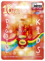 Флешка USB 2.0 Mirex Dragon 16Gb Red