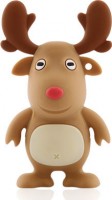 Флешка USB 2.0 Bone Collection Deer 4Gb Brown