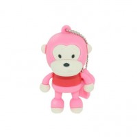 Флешка USB 2.0 Satzuma Monkey Pink 4Gb