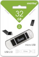 Флешка USB 2.0 SmartBuy Duo 32Gb Black