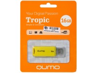 Флешка USB 2.0 Qumo Tropic 16Gb Yellow